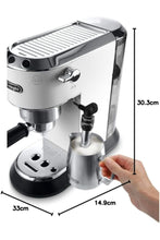 DELONGHI | Dedica Pump Espresso Manual Coffee Machine EC685.W | TE0188409
