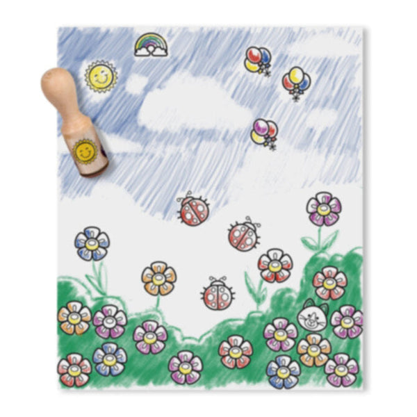 MELISSA & DOUG | Deluxe Happy Handle Stamp Set | 46002306