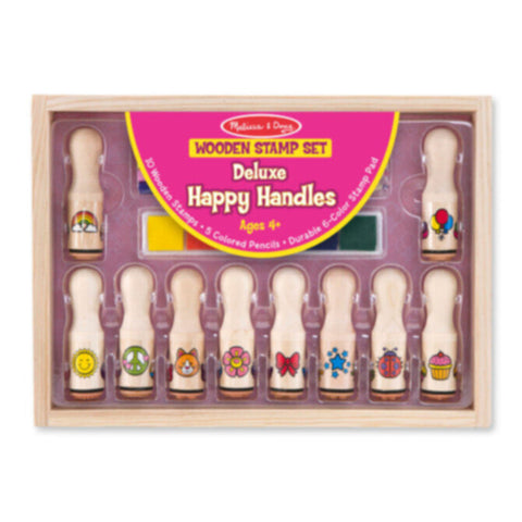 MELISSA & DOUG | Deluxe Happy Handle Stamp Set | 46002306