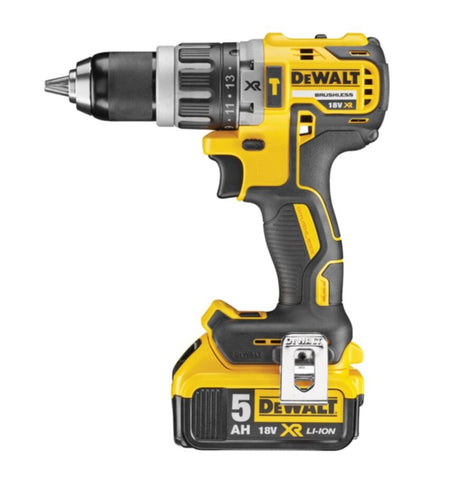 DEWALT | Impact Drill Driver 2 Battery 5.0Ah + Charger + Kit Box 18V | DCD796P2-GB