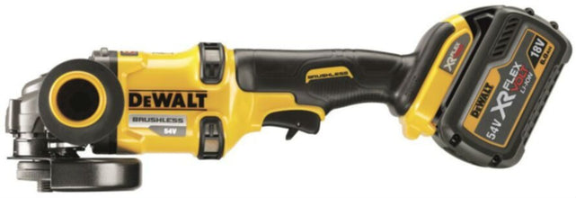 DEWALT | Small Angle Grinder 2 Battery 2.0 Ah + Charger + Kit Box 54V | DCG414T2-GB