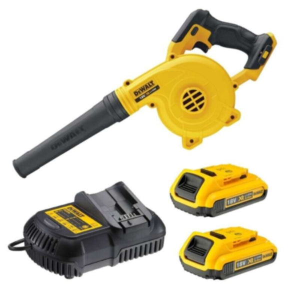 DEWALT | Cordless Blower 2 Battery 2.0Ah + Charger 18V | DCV100D2-GB