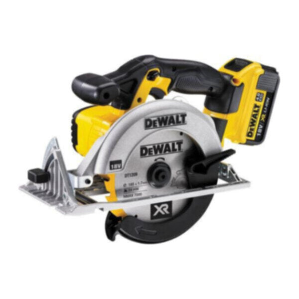 DEWALT | Circular Saw 2 Battery 4.0 Ah + Charger + Kit Box 18V | DCS391M2-GB