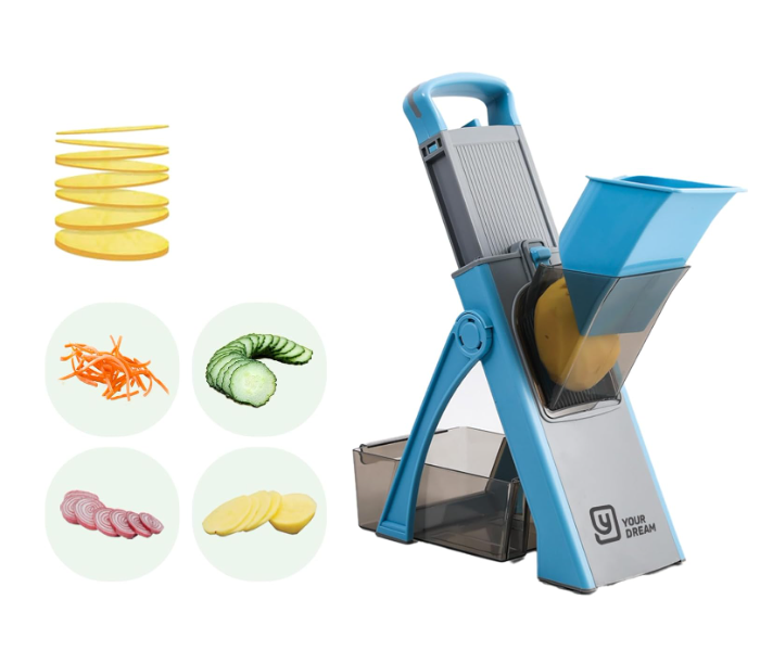 Mandoline Vegetable Chopper for Kitchen,Thickness Adjustable Vegetable Slicer,Dicer for Vegetables,Onion Potato Tomato Cutter Dicer,Multifunctional Kitchen Food Fruit Chopper | JPN7411