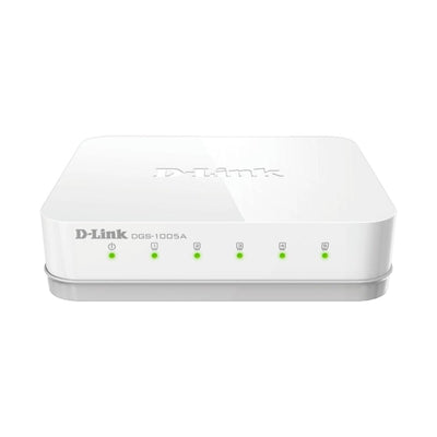 D-LINK | 5-Port Gigabit Easy Desktop Switch White | DGS-1005A