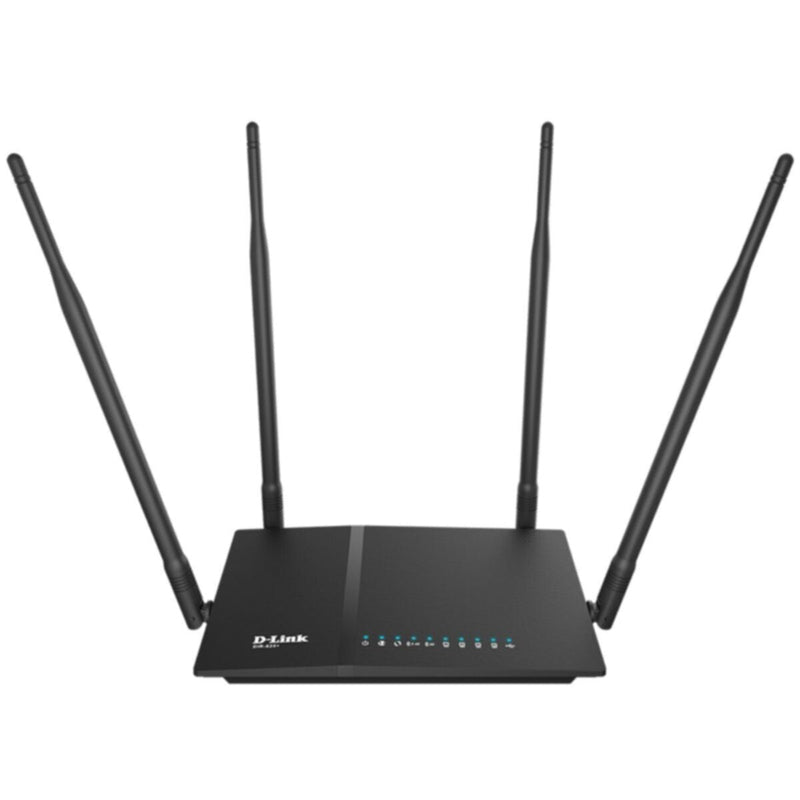D-LINK | AC1200 Wi-Fi Dual Band Gigabit Router Black | DIR-825M