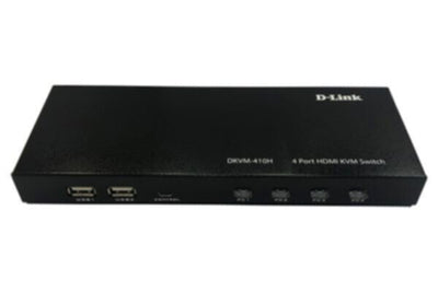 D-LINK | 4-Port KVM Switch with HDMI and USB Ports | DKVM-410H