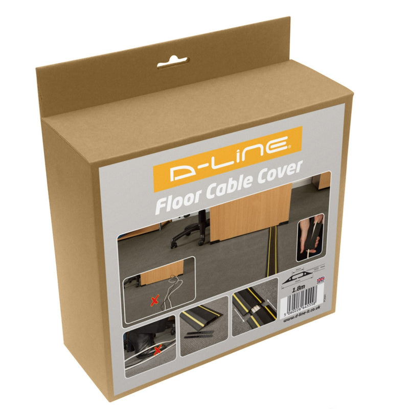 D-LINE | Floor Cover 1.8 m 83mm Black Spilt Base | DL0015