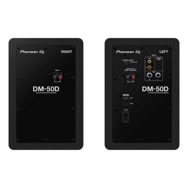 PIONEER | Active 5â€inch Desktop Monitor System Speaker 50W Pair Black | DM-50D