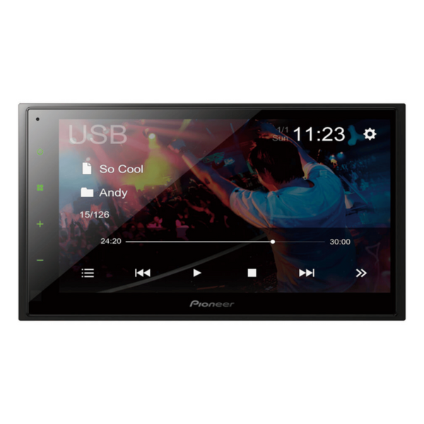 PIONEER | Car 6.8"inch AV Receiver with Mirroring by Weblink Cast | DMH-A345BT