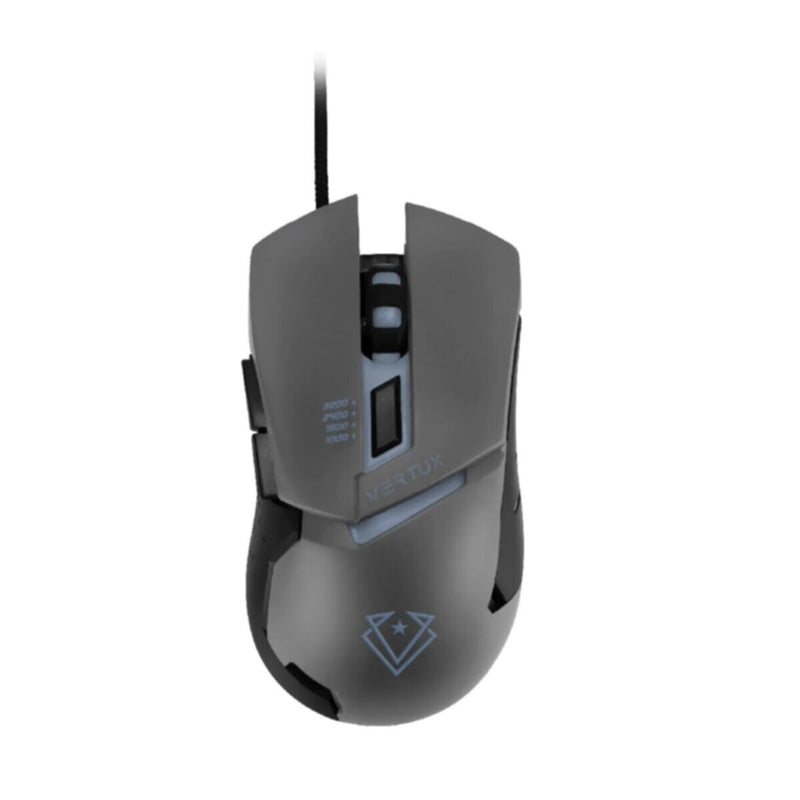 VERTUX | High Precision Wired Gaming Optical Mouse Black 3200 DPI | DOMINATOR.BLK