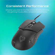 VERTUX | High Precision Wired Gaming Optical Mouse Black 3200 DPI | DOMINATOR.BLK