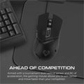 VERTUX | High Precision Wired Gaming Optical Mouse Black 3200 DPI | DOMINATOR.BLK
