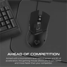 VERTUX | High Precision Wired Gaming Optical Mouse Black 3200 DPI | DOMINATOR.BLK