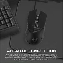 VERTUX | High Precision Wired Gaming Optical Mouse Black 3200 DPI | DOMINATOR.BLK