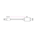 SKILL TECH | Display Port (Dp) To Hdmi Cable 3 Meters 4 Support | DPH36CU-003M
