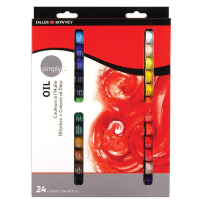 DALER ROWNEY | Simply Oil Col 24X12Ml Set | DR-118500124