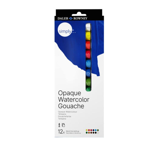 DALER ROWNEY | Simply Gouache 12X12Ml Set | DR-126600912