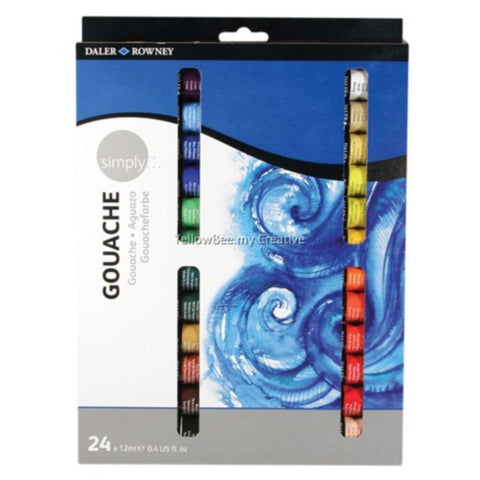 DALER ROWNEY | Simply Gouache 24X12Ml Set | DR-126600924