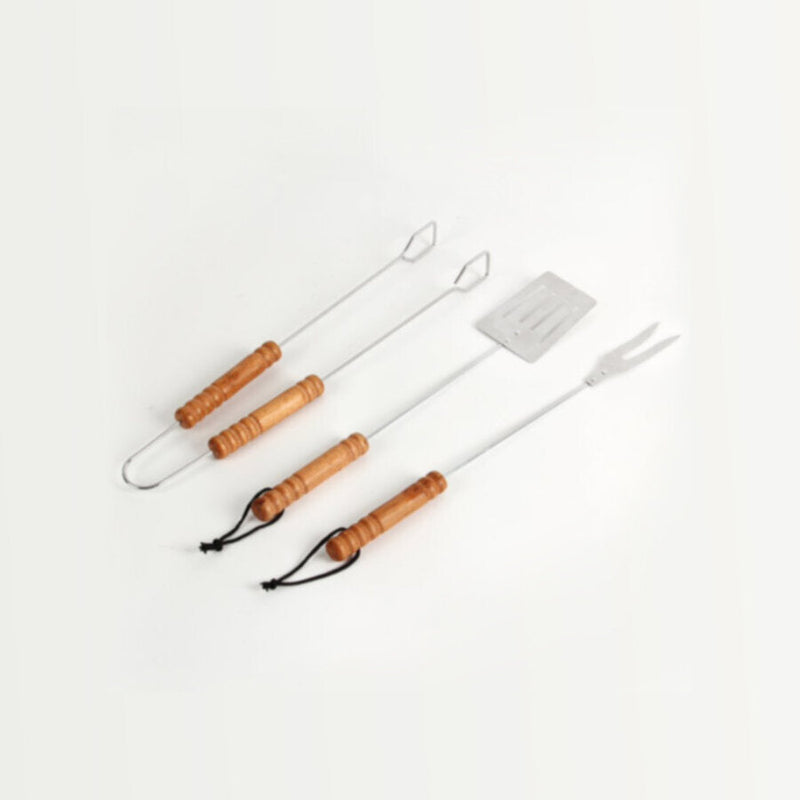 DR Set of 3 Acc | Tong 39 Cm, Spatula 38 Cm, Fork 38 Cm | DR-450115-21