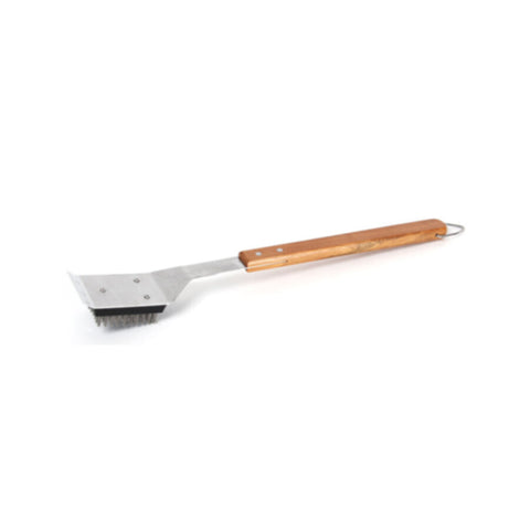 DR Brush 44cm In Stainless Steel with Wooden Handle | DR-450260-21
