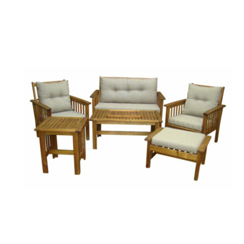Wooden Sofa Set 3 Chairs & Table | DR-MOROCCO