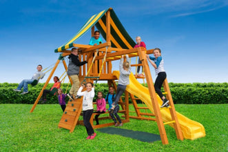 EASTERN JUNGLE GYM | Straight-Base Dreamscape Swing Set & Playset | EJG115TOY00001