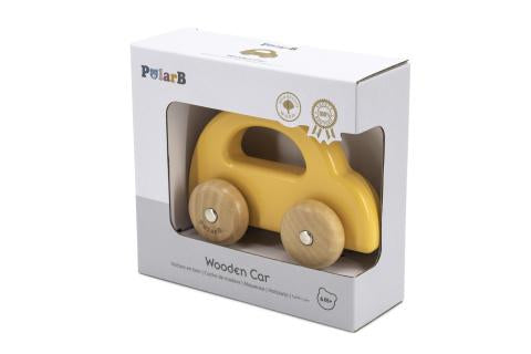 VIGA | Wooden Car Yellow | 44222