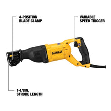 DEWALT | Corded Variable Speed Reciprocating Saw 1100W 220V | DWE305PK-B5
