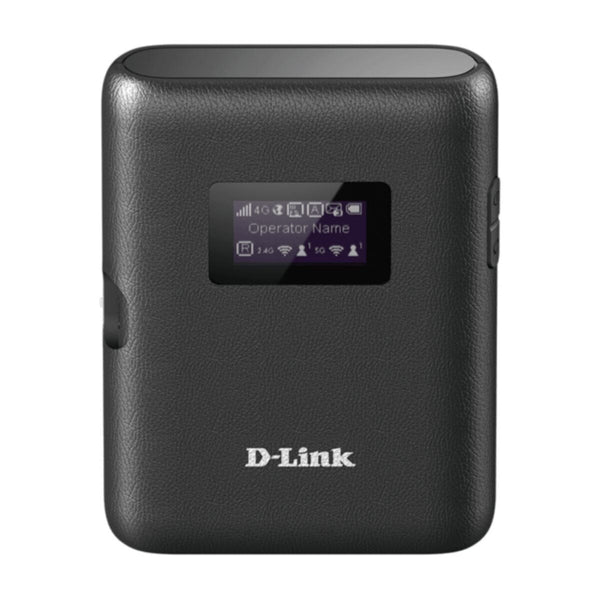 D-LINK | 4G LTE Mobile Router 3000mAh LCD Display Black | DWR-933M