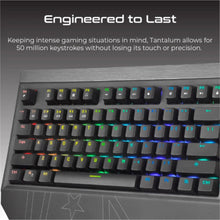 VERTUX | Precision Pro Mechanical Gaming Keyboard Black | TANTALUM.BLK/E