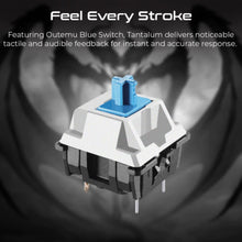 VERTUX | Precision Pro Mechanical Gaming Keyboard Black | TANTALUM.BLK/E