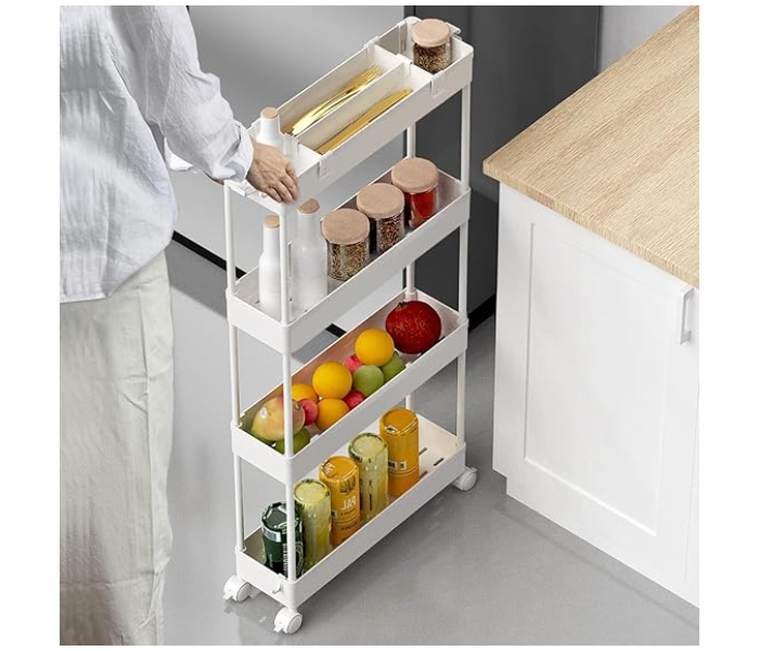 4 tier bathroom plus utility storage rack | JPN8373