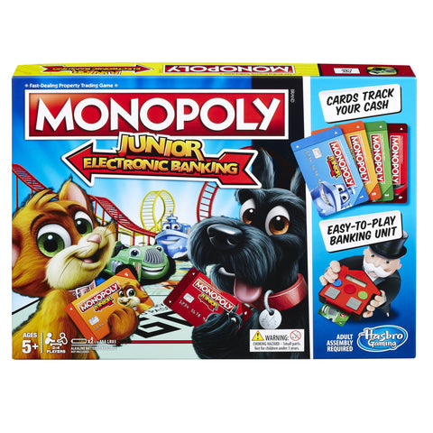 HASBRO Gaming | Monopoly Junior Electronic Banking | HSO106TOY00260