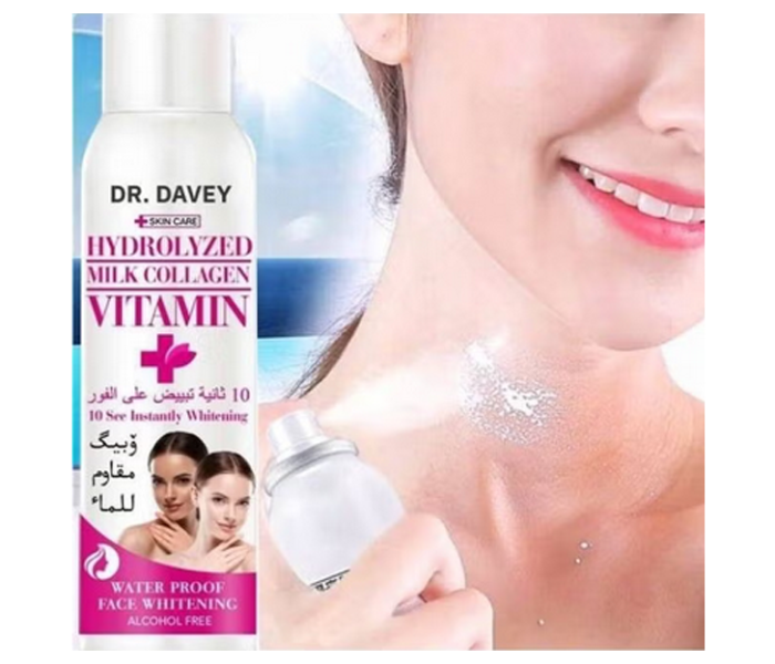 Dr.Davey Instant Face Body Whitening Hydrolyzed Milk Collagen Vitamin Spray | JPN1422