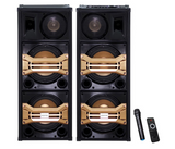 GEEPAS | 2.0 Channel Professional Bookshelf Speakers With Bluetooth Black | Gms8517