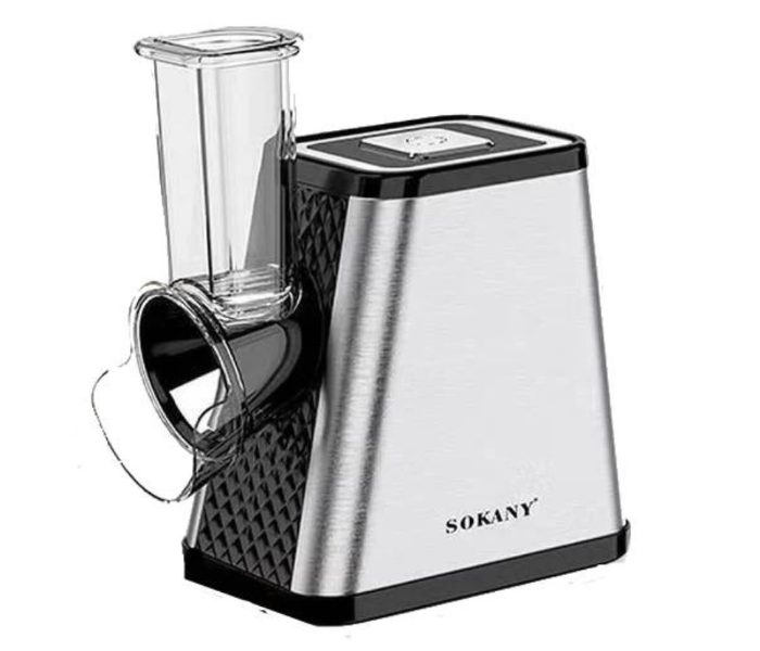 Sokany Electric Cheese Grater, 800W Electric Slicer Chopper, Multi Grater, Fruit Cutter, Vegetable Slicer, Shredder, Food Processor with 5 Blades Set SK-06029 Black | JPO6588
