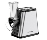 Sokany Electric Cheese Grater, 800W Electric Slicer Chopper, Multi Grater, Fruit Cutter, Vegetable Slicer, Shredder, Food Processor with 5 Blades Set SK-06029 Black | JPO6588