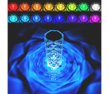 Crystal Diamond Color Changing Creative Romantic Rose Acrylic LED Light for Bedroom Living Room Touch Control Bedside Lamp with USB Port | JPL2069