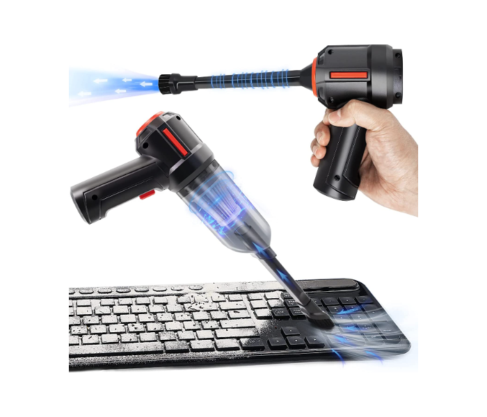 3-In-1 Compressed Air Can & Mini Vacuum Keyboard Cleaner in Qatar | JPM7666