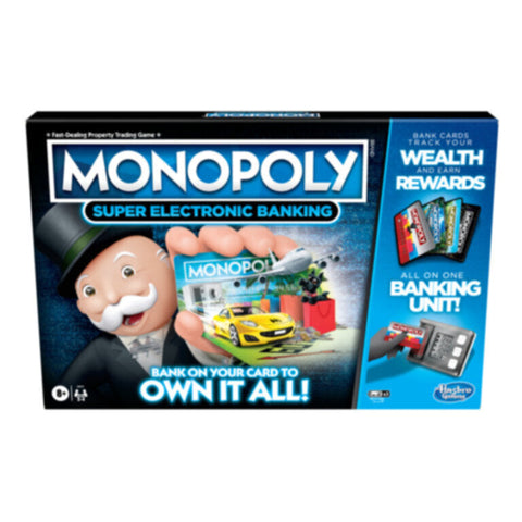 HASBRO Gaming | Monopoly Super Electronic Banking | HSO106TOY00949