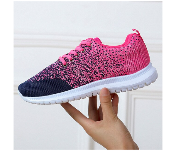 Fashion Breathable Walking Flat Sneakers EU 38 For Women - Pink(JA140) | JPG6356