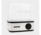 GEEPAS | Egg Boiler White and Black | GEB63019UK