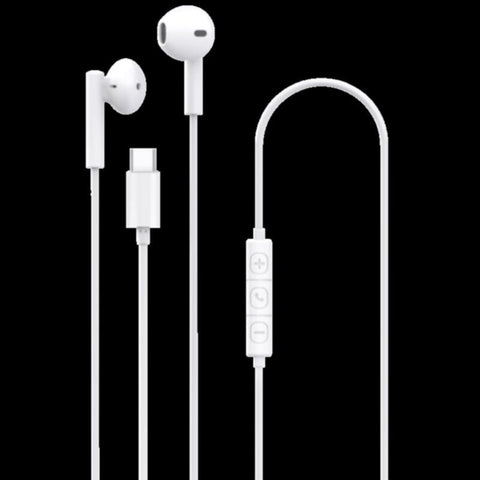 DCU SPAIN | Earphones USB Type C Stereo White | 34151010