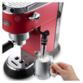 DELONGHI | Dedica Style Pump Espresso Semi Automatic Coffee Maker Red 1300W | EC685.R