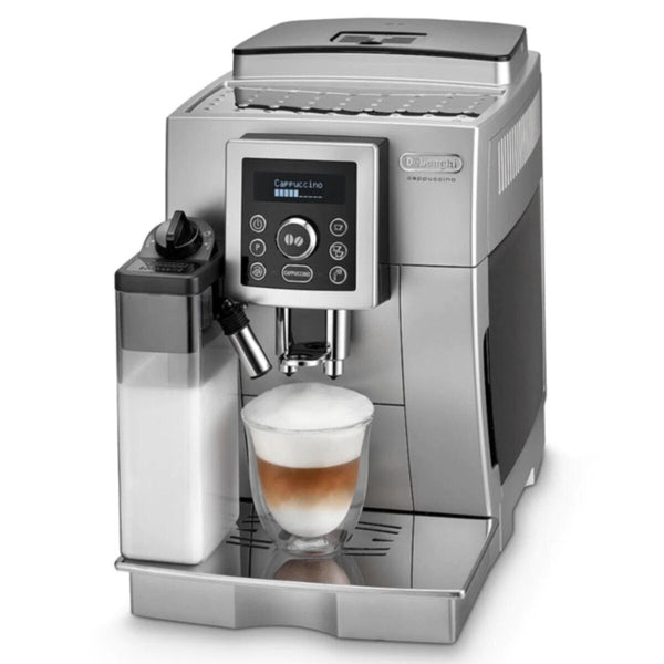 DELONGHI | Compact Bean to Cup Fully Automatic Espresso Coffee Machine Silver | ECAM23.460.S