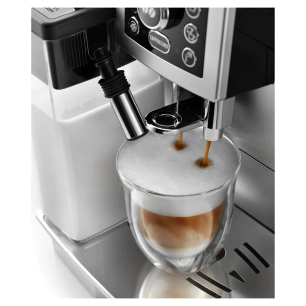 DELONGHI | Compact Bean to Cup Fully Automatic Espresso Coffee Machine Silver | ECAM23.460.S