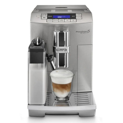 DELONGHI | PrimaDonna S De Luxe Bean to Cup Fully Automatic Espresso Coffee Machine | ECAM28.465.M