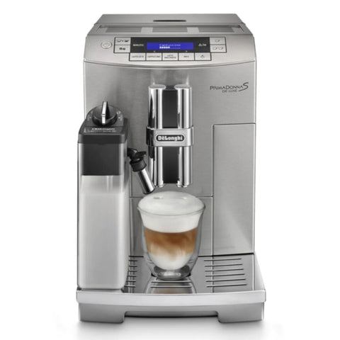 DELONGHI | PrimaDonna S De Luxe Bean to Cup Fully Automatic Espresso Coffee Machine | ECAM28.465.M