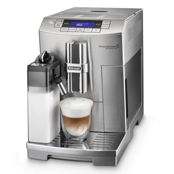 DELONGHI | PrimaDonna S De Luxe Bean to Cup Fully Automatic Espresso Coffee Machine | ECAM28.465.M